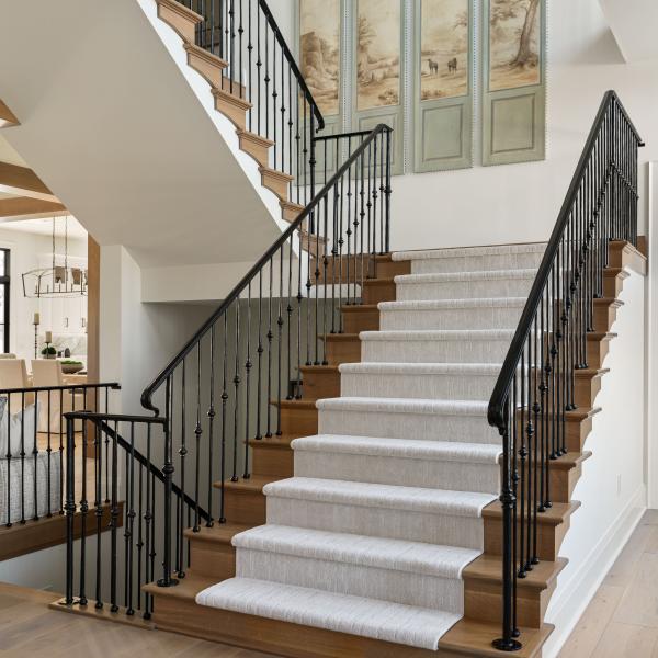 Model home staircase